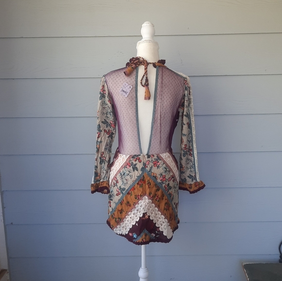 Free People Fall to Pieces Mini Dress - Picture 6 of 8